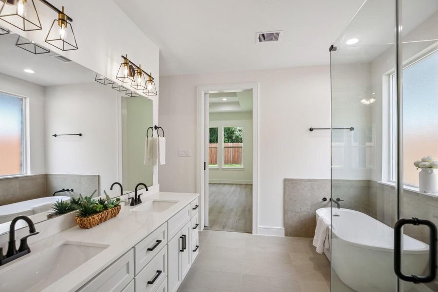 Furnished interior view inside a new home in , Montgomery (Image 16). Furnished interior view inside a new home in , Montgomery (Image 16).