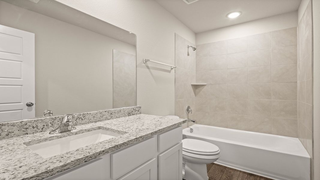 Secondary bathroom