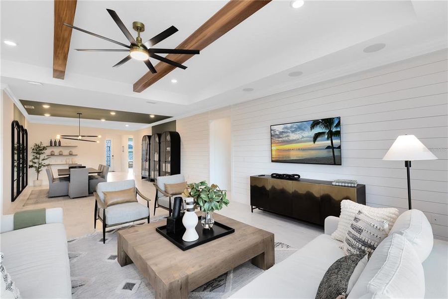 Furnished interior view inside a new home in Foothills Preserve, Mount Dora (Image 24).