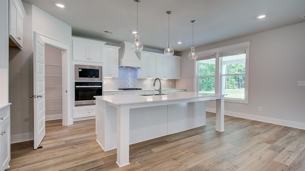 Representative furnished interior of a home built from the Margaret by DRB Homes in Saddleridge, Senoia (Image 13).