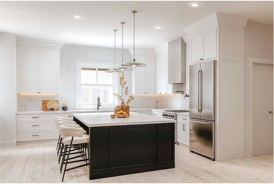 Furnished interior view inside a new home in , Santa Fe (Image 5). Furnished interior view inside a new home in , Santa Fe (Image 5).