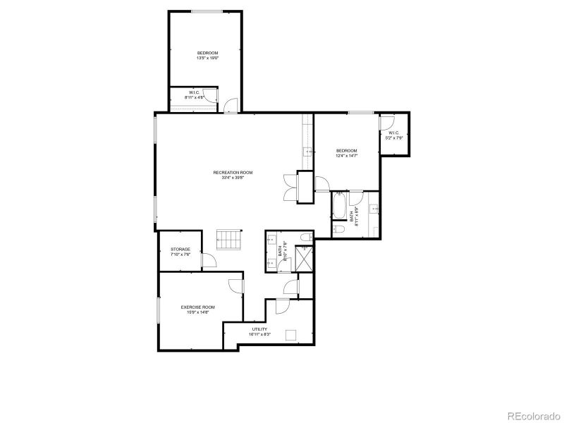 2D floor plan layout of this home in , Denver, CO (Image 5).
