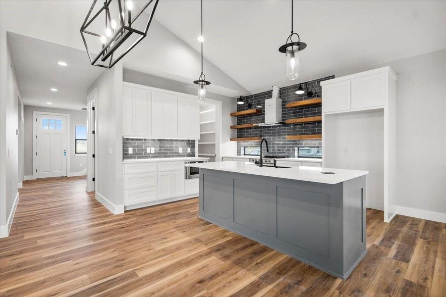 Furnished interior view inside a new home in , Johnson City (Image 11).
