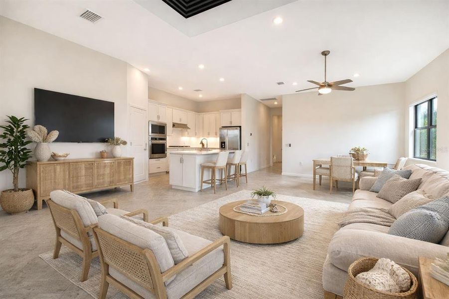 Furnished interior view inside a new home in , Nokomis (Image 18).