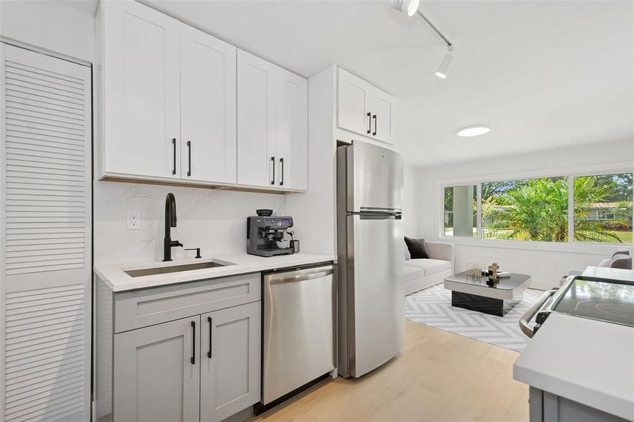 Furnished interior view inside a new home in , Sarasota (Image 11).