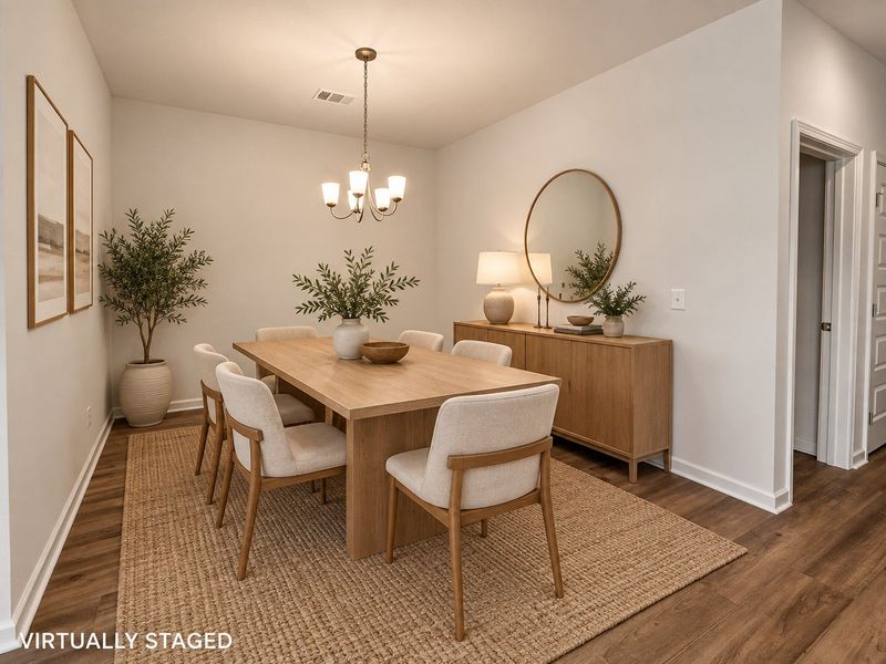 Furnished interior view inside a new home in Doctor's Creek, Ludowici (Image 7).