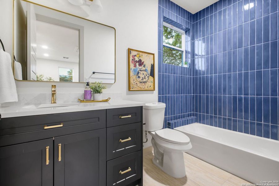 Furnished interior view inside a new home in , San Antonio (Image 17).