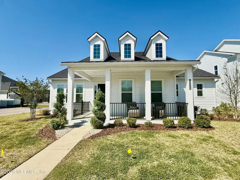 Front exterior of a new home in , Jacksonville, FL, highlighting curb appeal (Image 1). Front exterior of a new home in , Jacksonville, FL, highlighting curb appeal (Image 1).