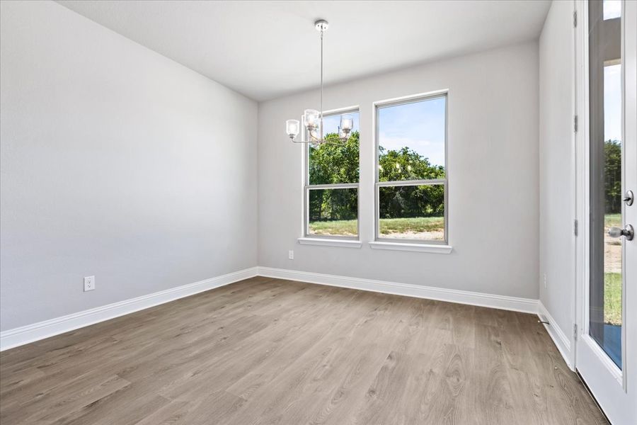 Spacious, unfurnished interior of a new home in The Ranches at Valley View, Springtown (Image 31).