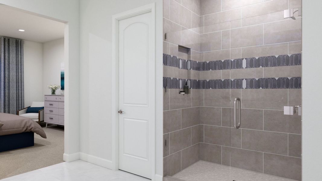 Owner's Bath w Walk-in Shower (alt view) - Virtual Photo