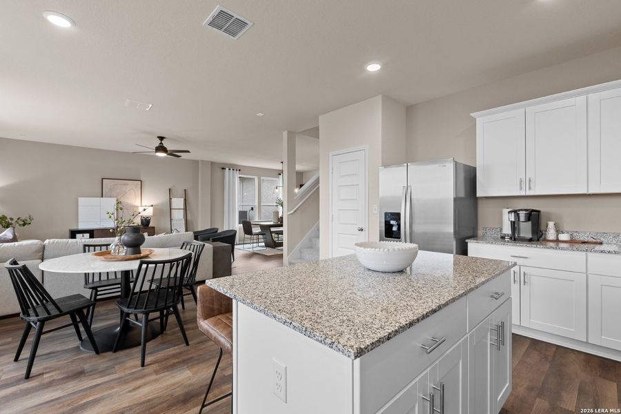 Furnished interior view inside a new home in , Boerne (Image 9).