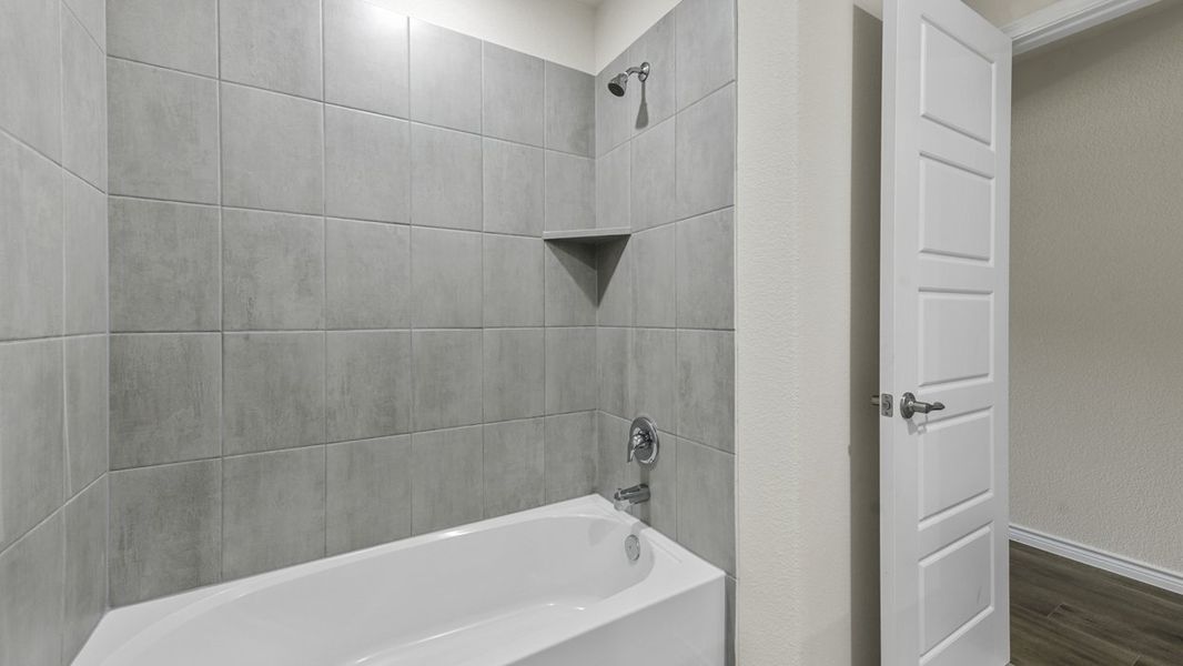 Furnished interior view inside a new home in Liberty Crossing, Royse City (Image 10).