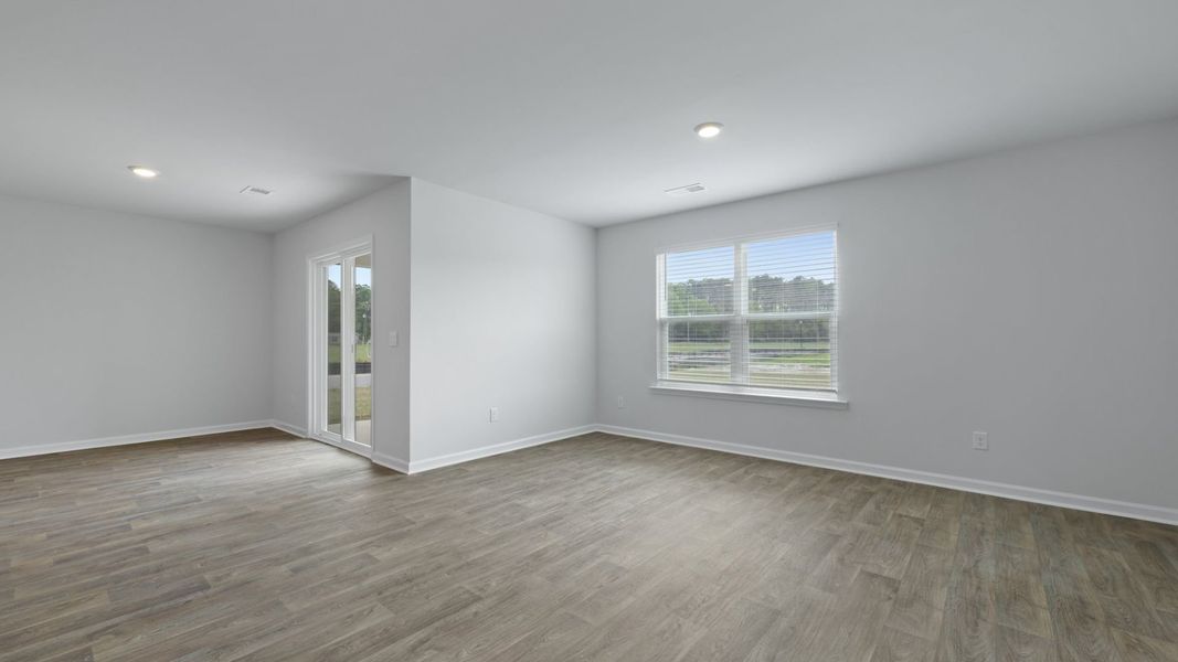 Representative unfurnished interior of a home built from the CALI by D.R. Horton in Evergreen, Holly Hill (Image 20). Representative unfurnished interior of a home built from the CALI by D.R. Horton in Evergreen, Holly Hill (Image 20).