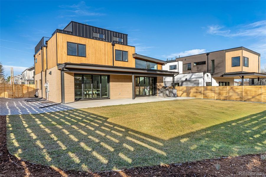 Exterior details and patio area of a home in , Boulder (Image 3). Exterior details and patio area of a home in , Boulder (Image 3).