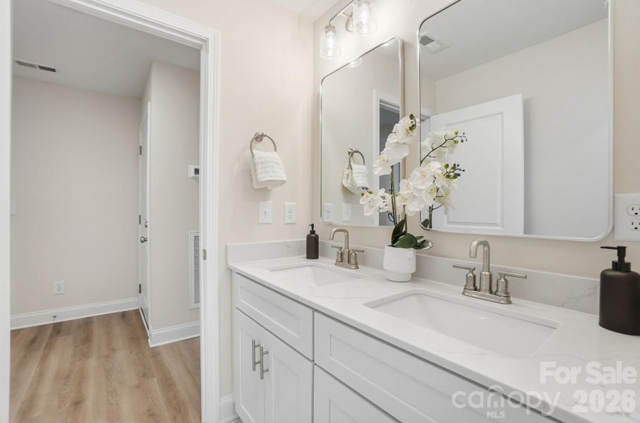 Furnished interior view inside a new home in , Charlotte (Image 39).