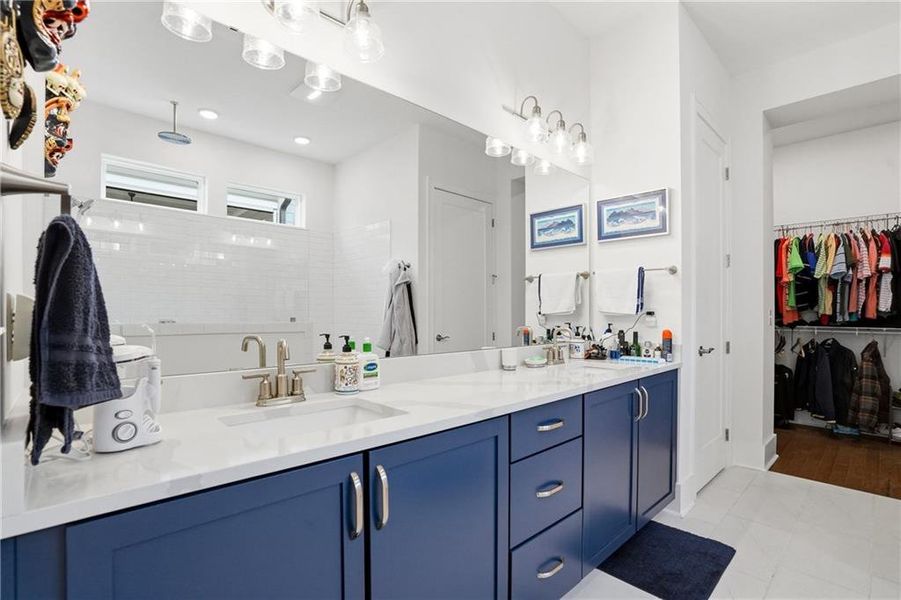 Furnished interior view inside a new home in , Flowery Branch (Image 32).