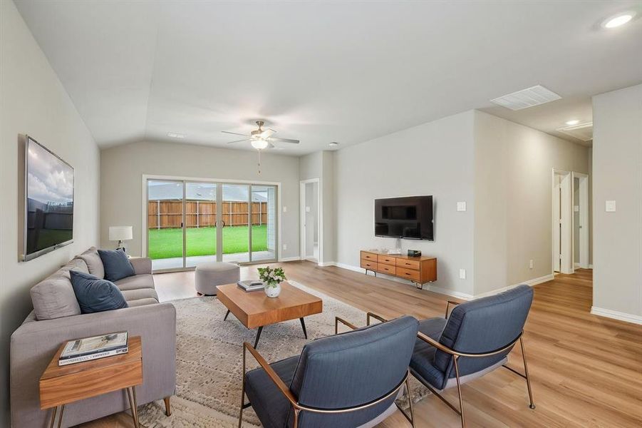 Furnished interior view inside a new home in Lakehaven - Signature Series, Farmersville (Image 10).