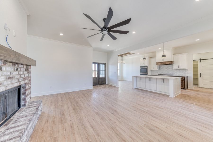 Representative furnished interior of a home built from the Jarrett 1 by Zeal Home Builders in Saddle Crest Estates, Weatherford (Image 4).