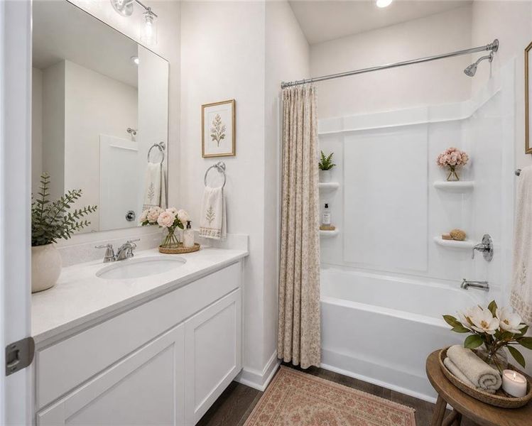 Furnished interior view inside a new home in , Jefferson (Image 9).