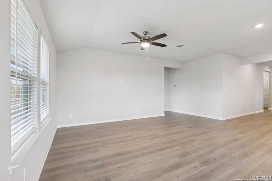 Spacious, unfurnished interior of a new home in Legendary Trails - Classic Series, Cibolo (Image 28).