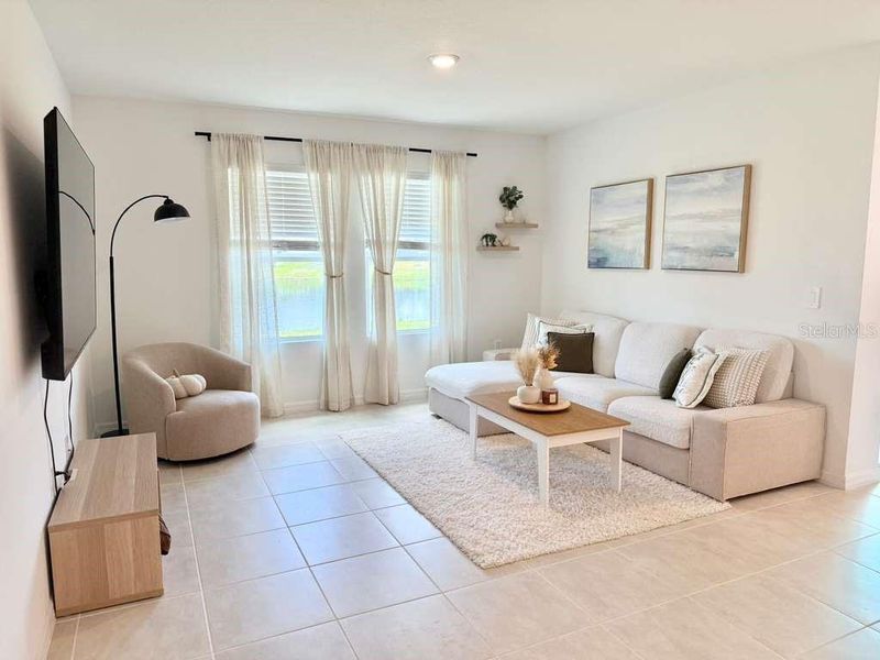 Furnished interior view inside a new home in , Kissimmee (Image 4).