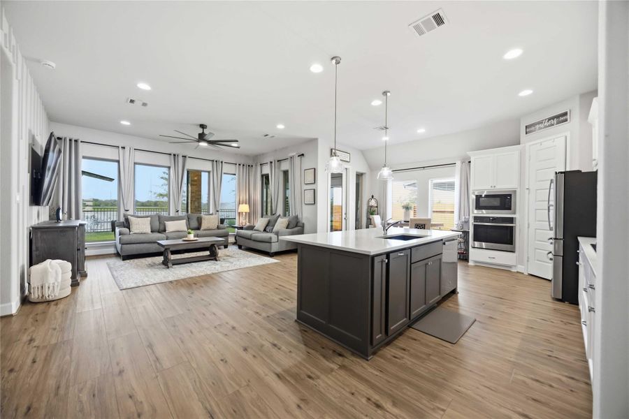 Furnished interior view inside a new home in , Manvel (Image 32). Furnished interior view inside a new home in , Manvel (Image 32).