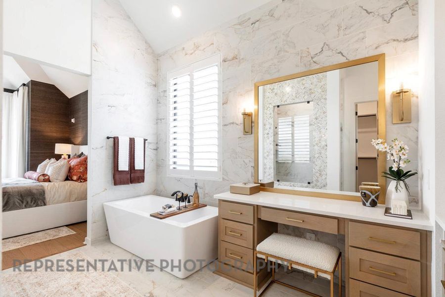 Furnished interior view inside a new home in Parten, Austin (Image 9).