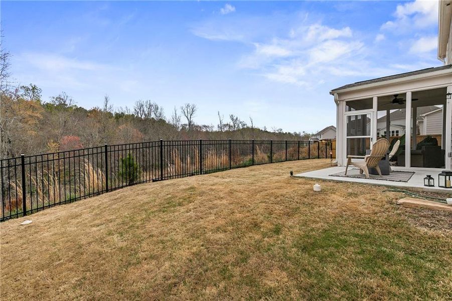 Exterior details and patio area of a home in , Hoschton (Image 21). Exterior details and patio area of a home in , Hoschton (Image 21).