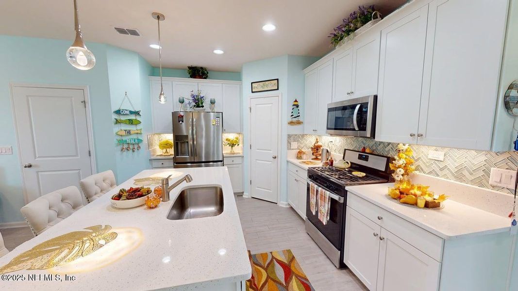 Furnished interior view inside a new home in , Jacksonville (Image 6).