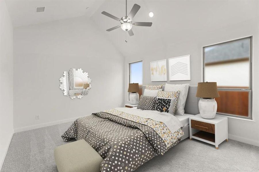 The Brenner A Primary Suite Bedroom