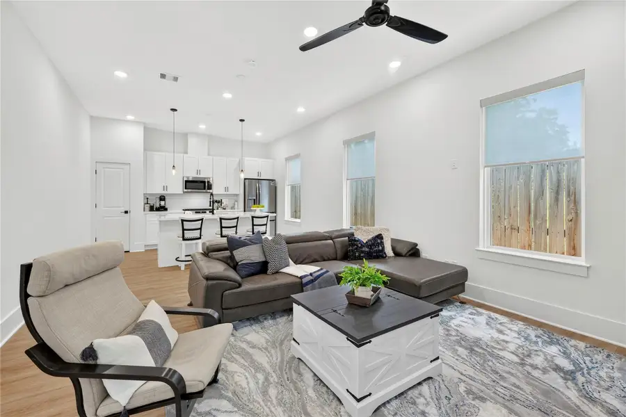 Furnished interior view inside a new home in , Houston (Image 8). Furnished interior view inside a new home in , Houston (Image 8).