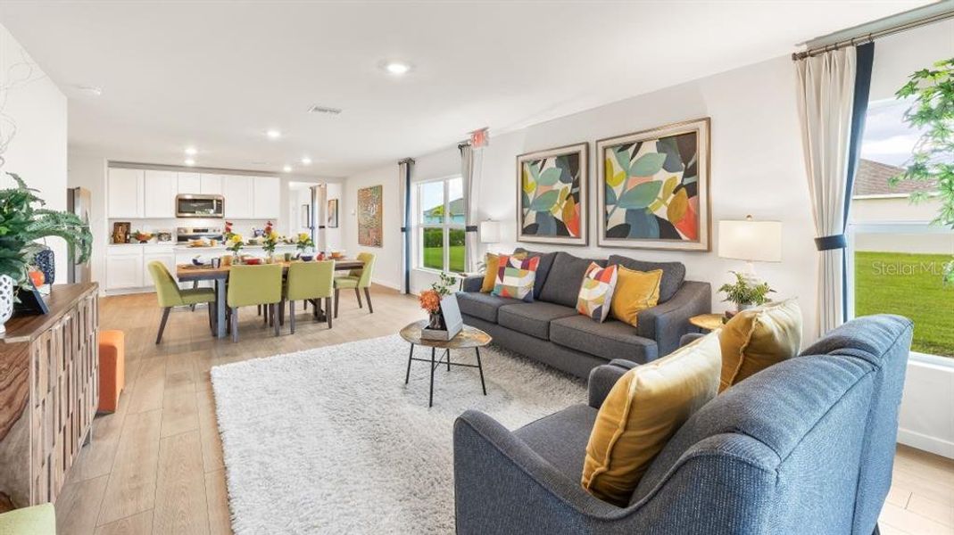 Furnished interior view inside a new home in Driftwood Bay, Port Charlotte (Image 6).