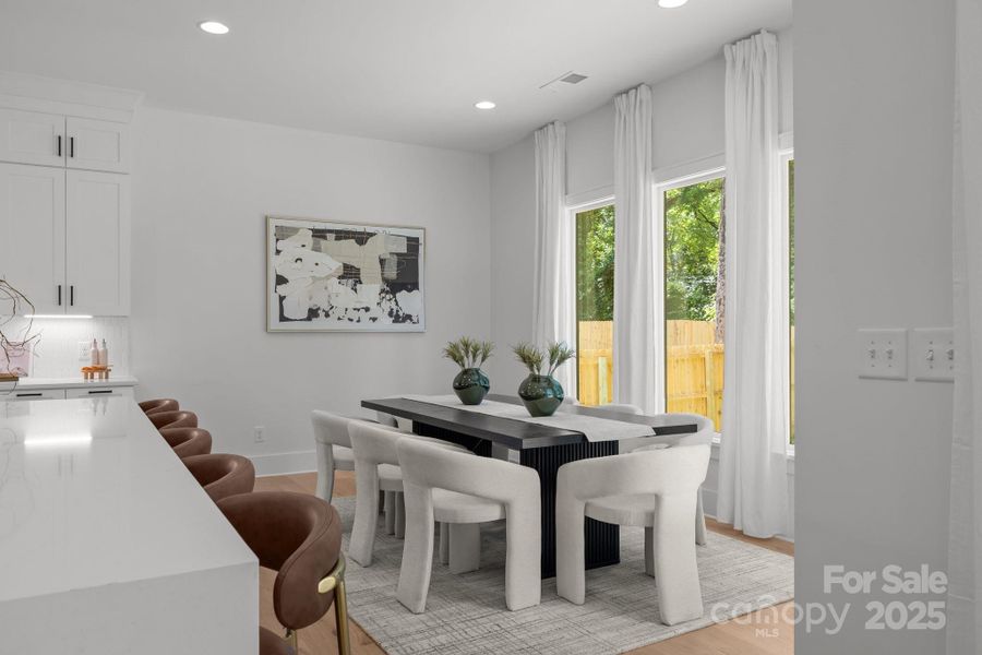 Furnished interior view inside a new home in , Charlotte (Image 13).