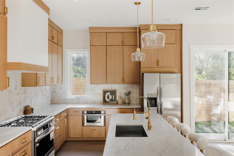 Furnished interior view inside a new home in , Austin (Image 29).