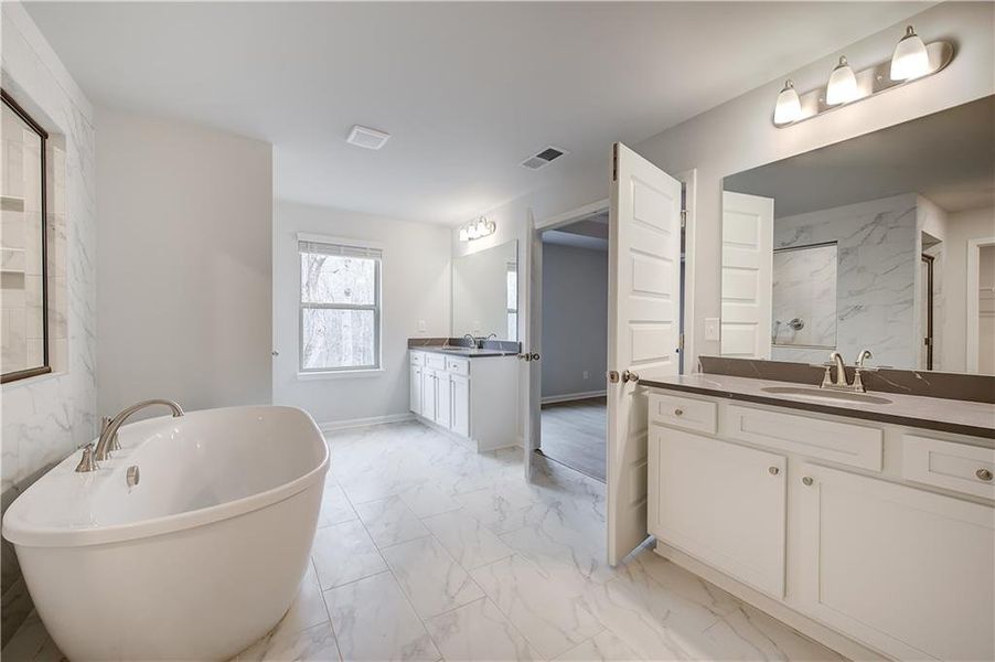 Furnished interior view inside a new home in Trinity Park, McDonough (Image 9).