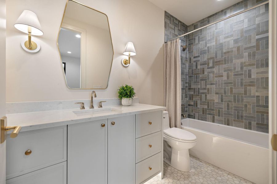 Furnished interior view inside a new home in , Austin (Image 36).