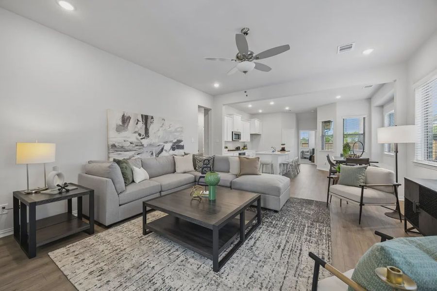 Furnished interior view inside a new home in Solterra Texas, Mesquite (Image 5).