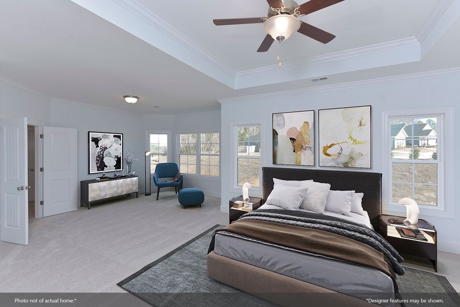 Furnished interior view inside a new home in Palmetto Shores, Chapin (Image 6).