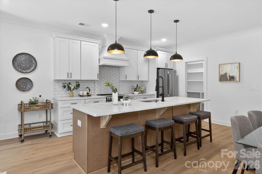 Furnished interior view inside a new home in , Charlotte (Image 13).