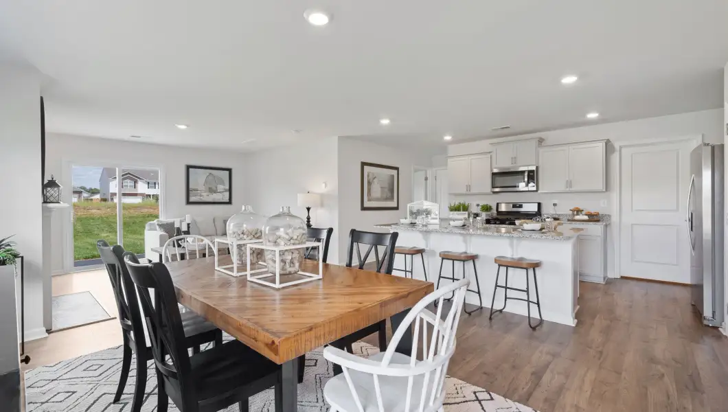 Furnished interior view inside a new home in Rocky River Ridge, Anderson (Image 8).