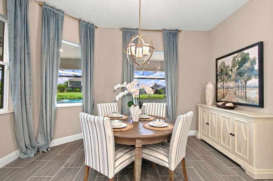 Representative furnished interior of a home built from the Joyce by William Ryan Homes in Pinecone Reserve, Brooksville (Image 10). Representative furnished interior of a home built from the Joyce by William Ryan Homes in Pinecone Reserve, Brooksville (Image 10).