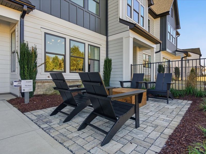 Representative exterior details of a home built from the Anne by Tri Pointe Homes in Grahym at Southbridge, Fort Mill (Image 4).