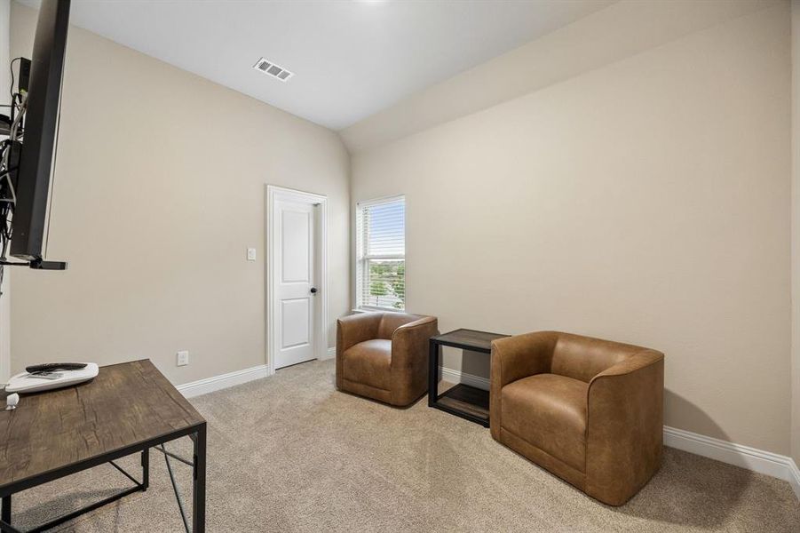 Furnished interior view inside a new home in , Fate (Image 24).