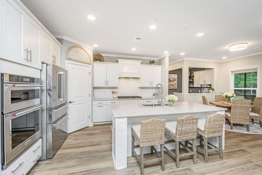 Furnished interior view inside a new home in Sea Island Preserve, Johns Island (Image 65).
