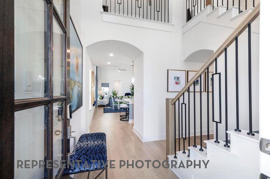 Furnished interior view inside a new home in Goodland, Midlothian (Image 34).