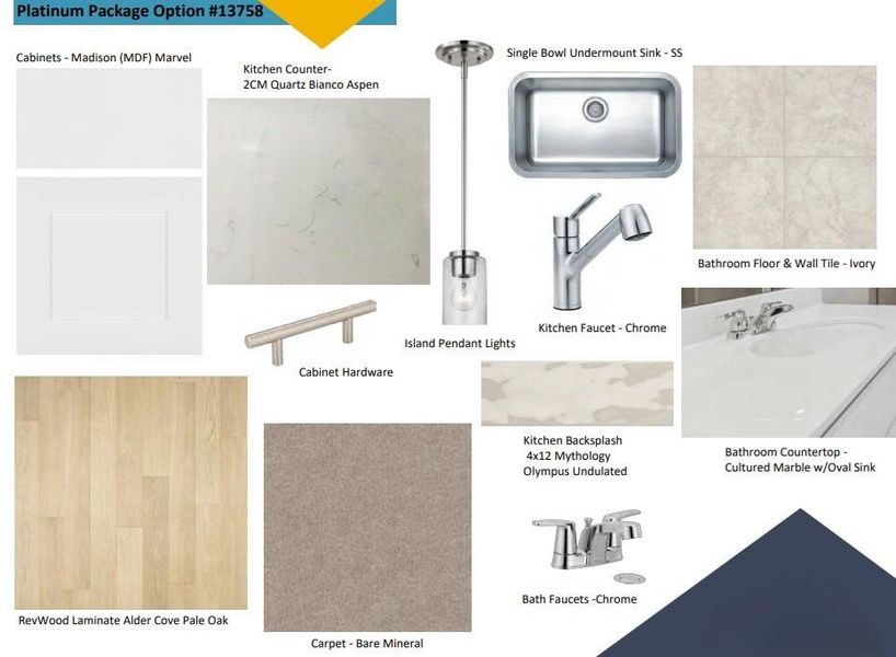 Sample of building materials used in homes in Marble Creek Crossing, Austin (Image 3). Sample of building materials used in homes in Marble Creek Crossing, Austin (Image 3).