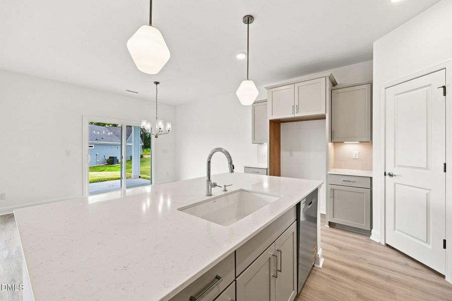 Furnished interior view inside a new home in The Cottages at 78 North, Sanford (Image 11).