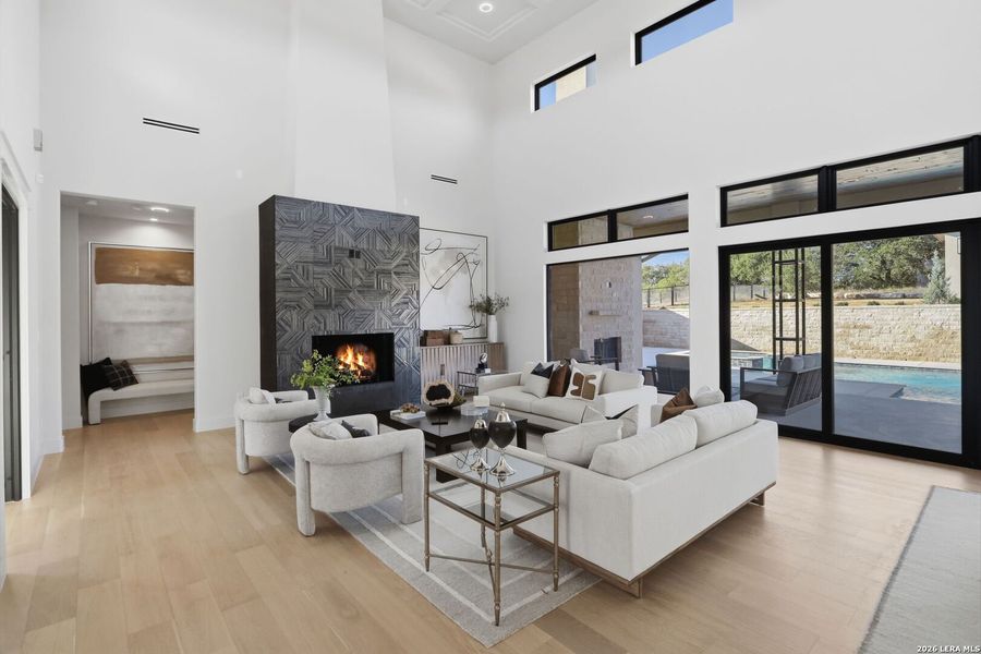 Furnished interior view inside a new home in , Boerne (Image 11).
