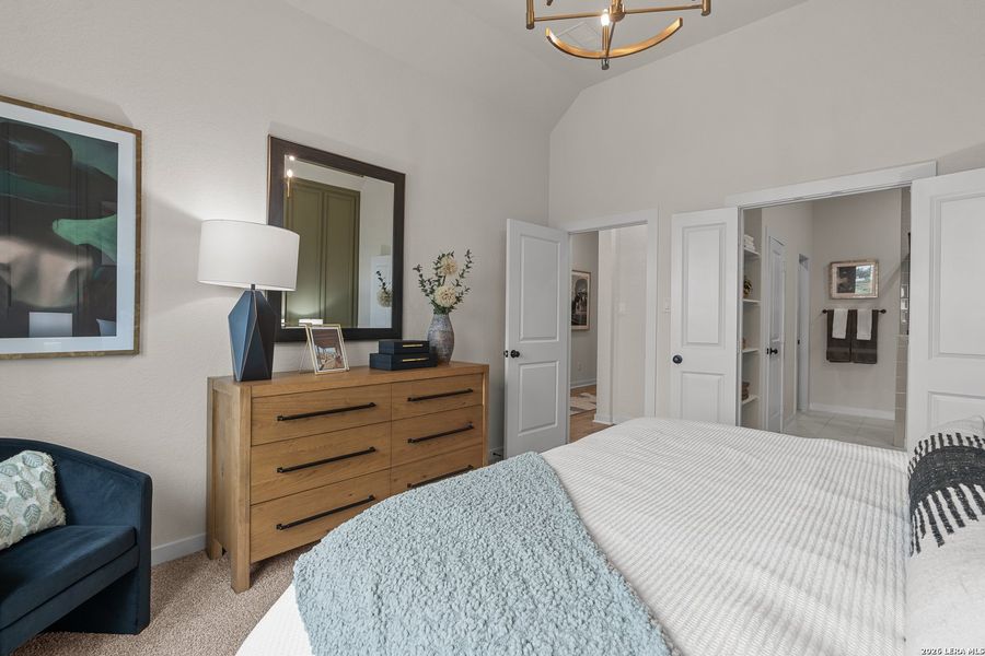 Furnished interior view inside a new home in The Crossvine, Schertz (Image 18).