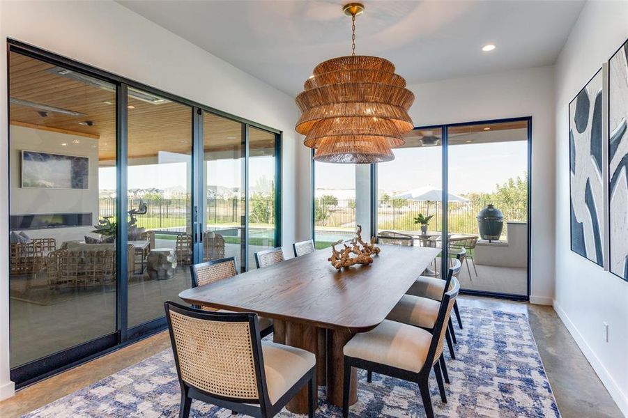 Furnished interior view inside a new home in , Aledo (Image 7).